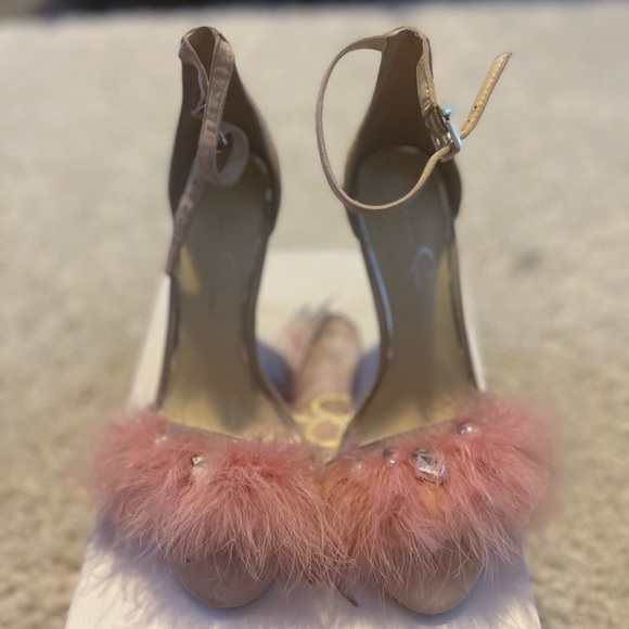 Jessica Simpson Jolinda Lux Feather High-heel sandal - Picture 10 of 13